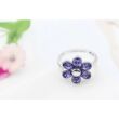 Blossom - Lila - Swarovski kristályos - Gyűrű