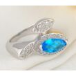 Kék hercegnő -  divatgyűrű