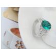 Margo- smaragdzöld- Swarovski kristályos - Gyűrű