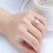 Lois- valódi gyöngyből készült gyűrű - lilás