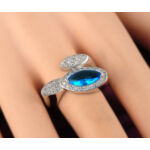 Kék hercegnő -  divatgyűrű