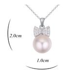 Ajándék  gyöngy- sárga-Swarovski kristályos - nyaklánc