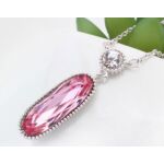 Beauty- Swarovski kristályos nyaklánc-rózsaszín