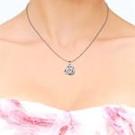 Constantia - Swarovski kristályos  nyaklánc díszdobozban - fehér