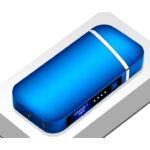 Ferde,íves USB öngyújtó - kék