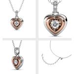 Infinity Swarovski kristályos nyaklánc díszdobozban