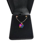 Virágom- Swarovski kristályos nemesacél szett