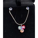 Fürt- Swarovski kristályos nemesacél ékszerszett 