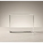 Kristály plakett 60*30*80 mm - gravírozás egyedi szöveggel és képpel