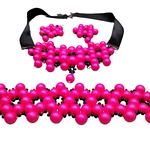 Alison - Swarovski gyöngy ékszerszett -  NeonPink