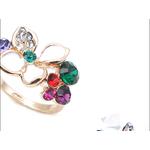 Bogyós virág - Swarovski kristályos - Gyűrű