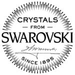 BEND - Kézzel készített Swarovski kristályos nyaklánc - CRYSTAL - fehér