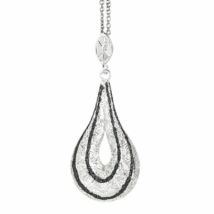 Boccadamo Jewels - ezüst nyaklánc - könnycsepp - Chevron