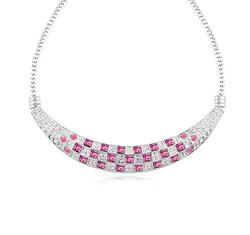 Mozaik híd -rózsaszín- Swarovski kristályos