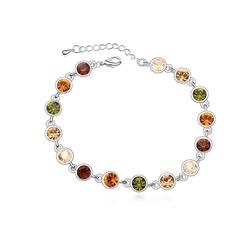 Kristály ősz - Swarovski kristályos karkötő - barna