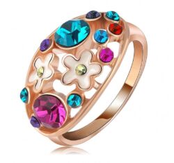 "Virágos kert " - divatgyűrű