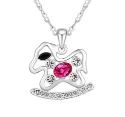 Gyerekkorom Swarovski kristályos nyaklánc-rózsaszín