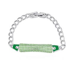 Crystal pen-Swarovski kristályos karkötő-zöld
