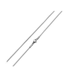 Nemesacél nyaklánc kígyó mintával- 45 cm*2 mm