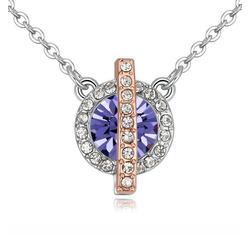 Vibrant Hope  - Swarovski kristályos nyaklánc - lila