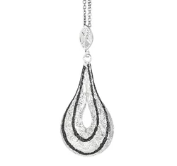Boccadamo Jewels - ezüst nyaklánc - könnycsepp - Chevron