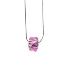 Helix Bead - Swarovski medál nyaklánccal - Amethyst - lila