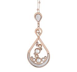 Boccadamo Jewels - bronz nyaklánc - ESSENZA - arany - fehér