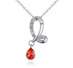 Droplet - piros - Swarovski kristályos nyaklánc
