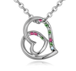 Hédi- Swarovski kristályos nyaklánc - színes