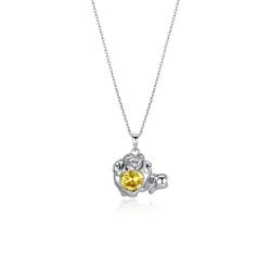 Horoszkóp - Swarovski kristályos nyaklánc- Oroszlán