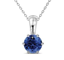 Szeptember Birth Stone- Swarovski kristályos nyaklánc - Sapphire - kék