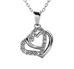 Párban szép - Swarovski kristályos  nyaklánc - fehér