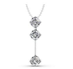 Függő kristályok - Swarovski kristályos  nyaklánc