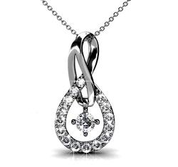Menta - Swarovski kristályos  nyaklánc