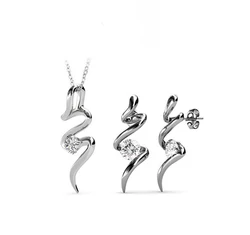 Urzula Swarovski kristályos szett - fehér