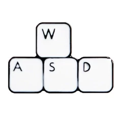 Keyboard- ékszerbross