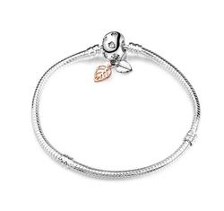 Pandora stílusú karlánc - almácska- 21 cm