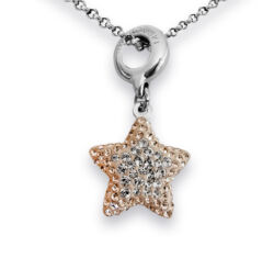 Csillagom- Swarovski kristályos ezüst nyaklánc