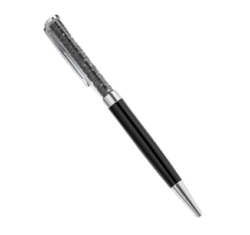 Kristályos toll ( golyóstoll ) kék tintával - fekete
