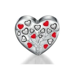 Pandora stílusú  ezüst charm -Szívfa-Valentin napra ajánljuk!