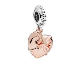Pandora stílusú ezüst charm - Szívem ajándékban-Valentin napra ajánljuk!