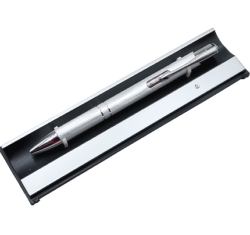 HUGO - Swarovski kristályos toll - szálhúzott ezüst
