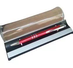 HUGO - Swarovski kristályos toll - szálhúzott piros
