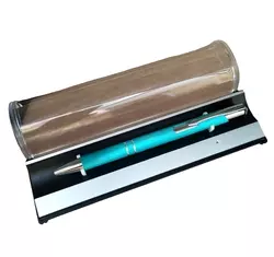HUGO - Swarovski kristályos toll - szálhuzott kék