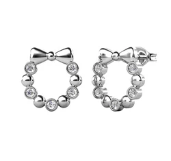 Hazel- Swarovski kristályos fülbevaló