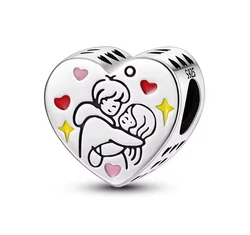 Pandora stílusú ezüst charm - Crazy love