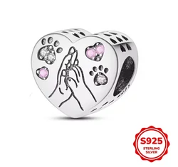 Pandora stílusú ezüst charm - Love
