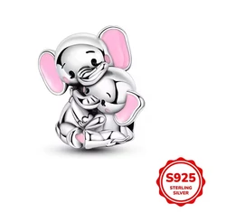 Pandora stílusú ezüst charm - Big family