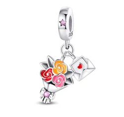 Pandora stílusú ezüst charm - Vallomás