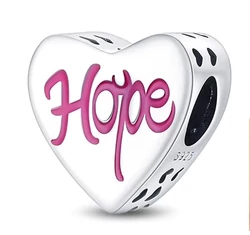 Pandora stílusú ezüst charm - HOPE